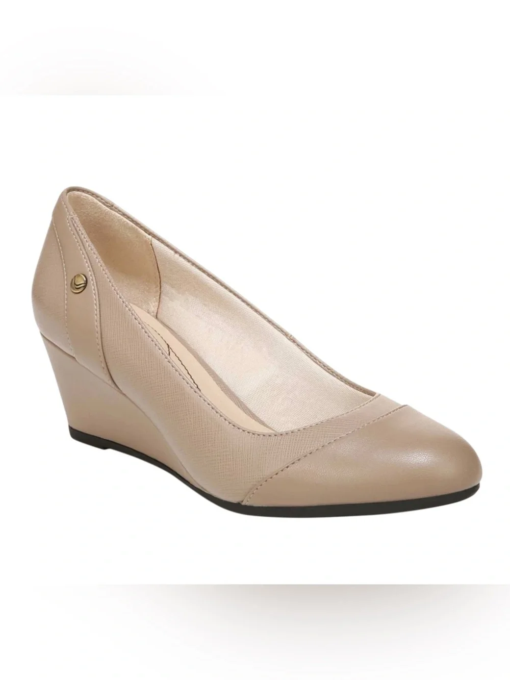 Life Stride Dreams Dress Wedge in Classic Stone Size 7.5
